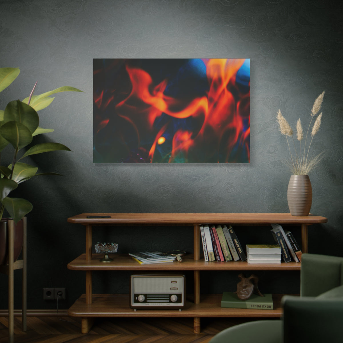 Pyre — Spirits — Matte Canvas Print — Fire Photography Wall Art
