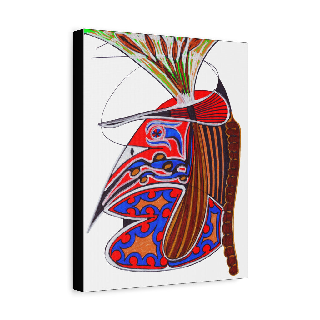 Abstract Tribal Bird Art Canvas