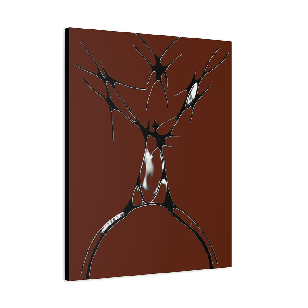 Sovereign — Matte Canvas Print — Abstract Stag Wall Art