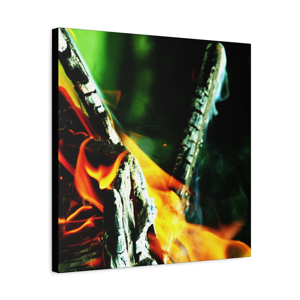 Pyre — Collision — Matte Canvas Print — Fire Photography Wall Art