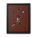 Sovereign — Framed Matte Canvas Print — Abstract Stag Wall Art