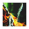 Pyre — Collision — Matte Canvas Print — Fire Photography Wall Art