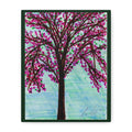 Pink Blossom Tree Matte Canvas Wall Art