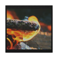 Pyre — The Last Light — Matte Canvas Print — Fire Photography Wall Art