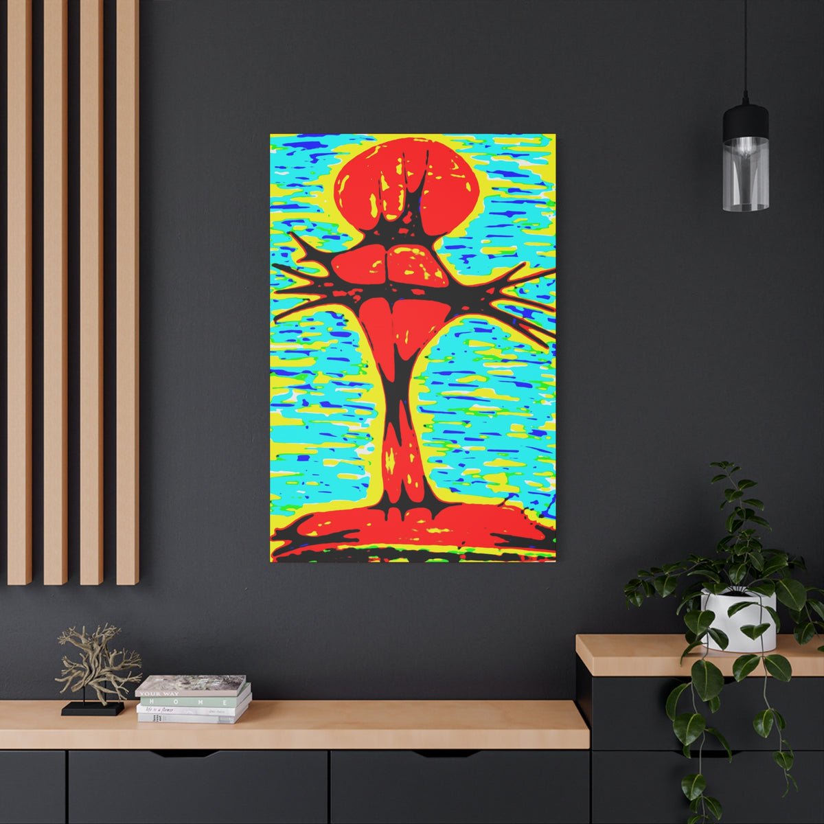 Still I Stand — Matte Canvas Print — Bold Abstract Wall Art