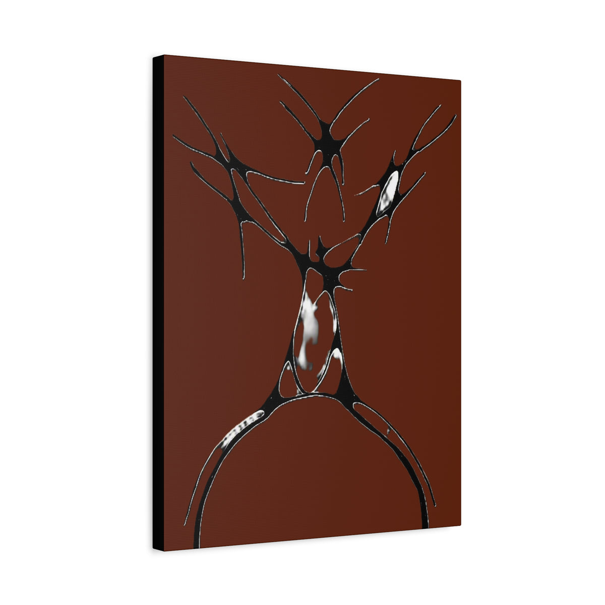 Sovereign — Matte Canvas Print — Abstract Stag Wall Art