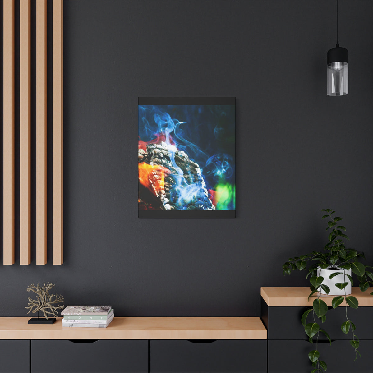 Pyre — Apparition — Matte Canvas Print — Fire Photography Wall Art