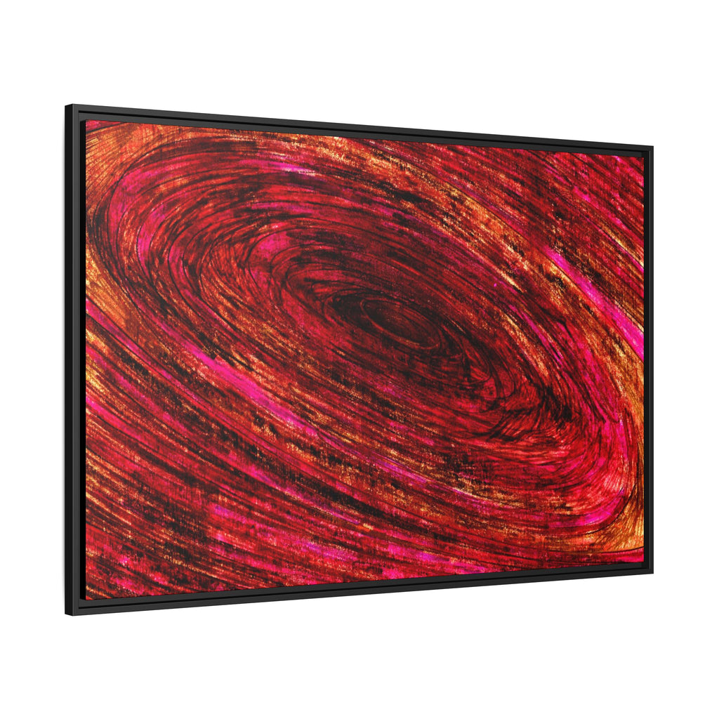 The Pull — Into the Still — Framed Canvas Print