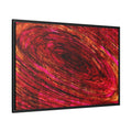 The Pull — Into the Still — Framed Canvas Print