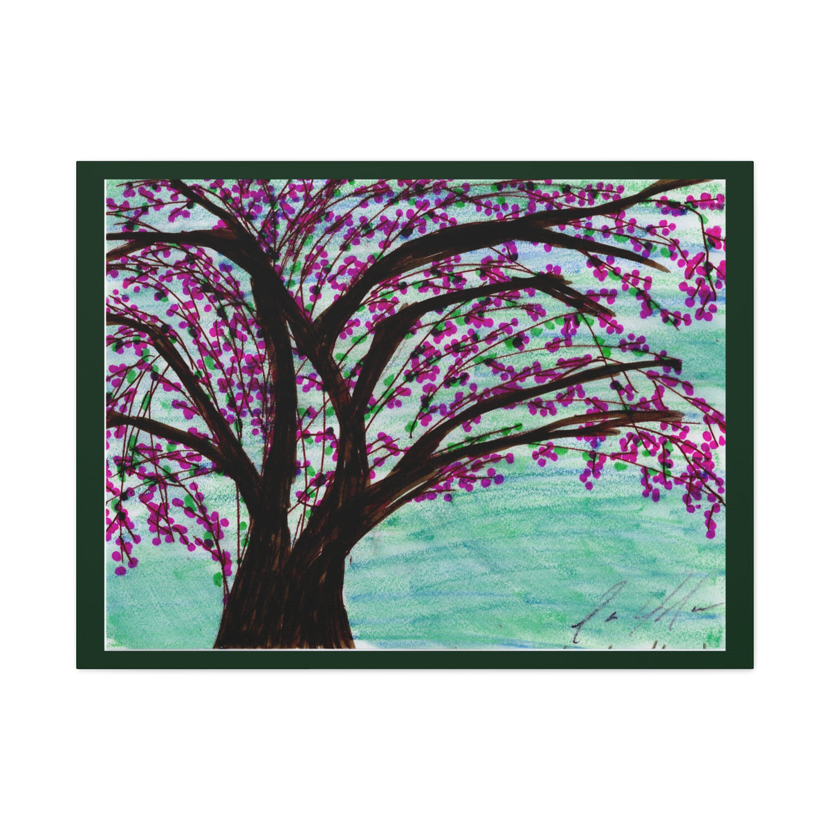 Blossom Tree Matte Canvas Print — Stretched Wall Art (1.25" Depth)