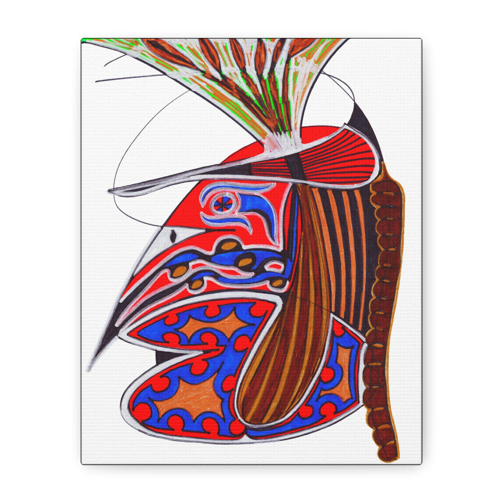 Abstract Tribal Bird Art Canvas