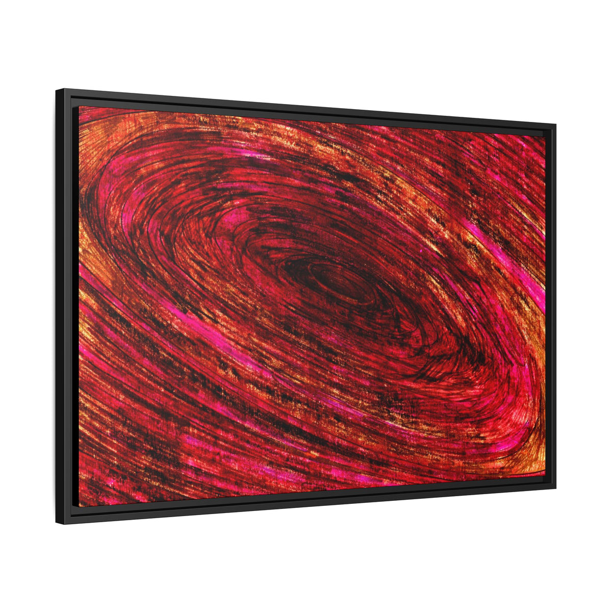 The Pull — Into the Still — Signature Framed Matte Canvas Print