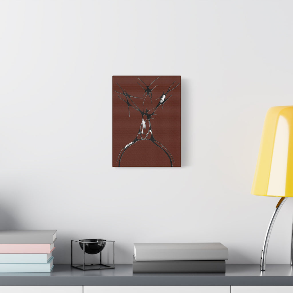 Sovereign — Matte Canvas Print — Abstract Stag Wall Art