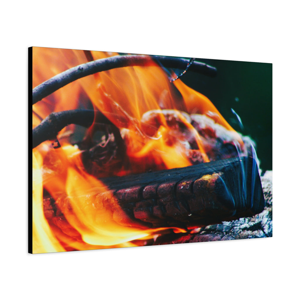 Pyre — The Crown — Matte Canvas Print — Fire Photography Wall Art