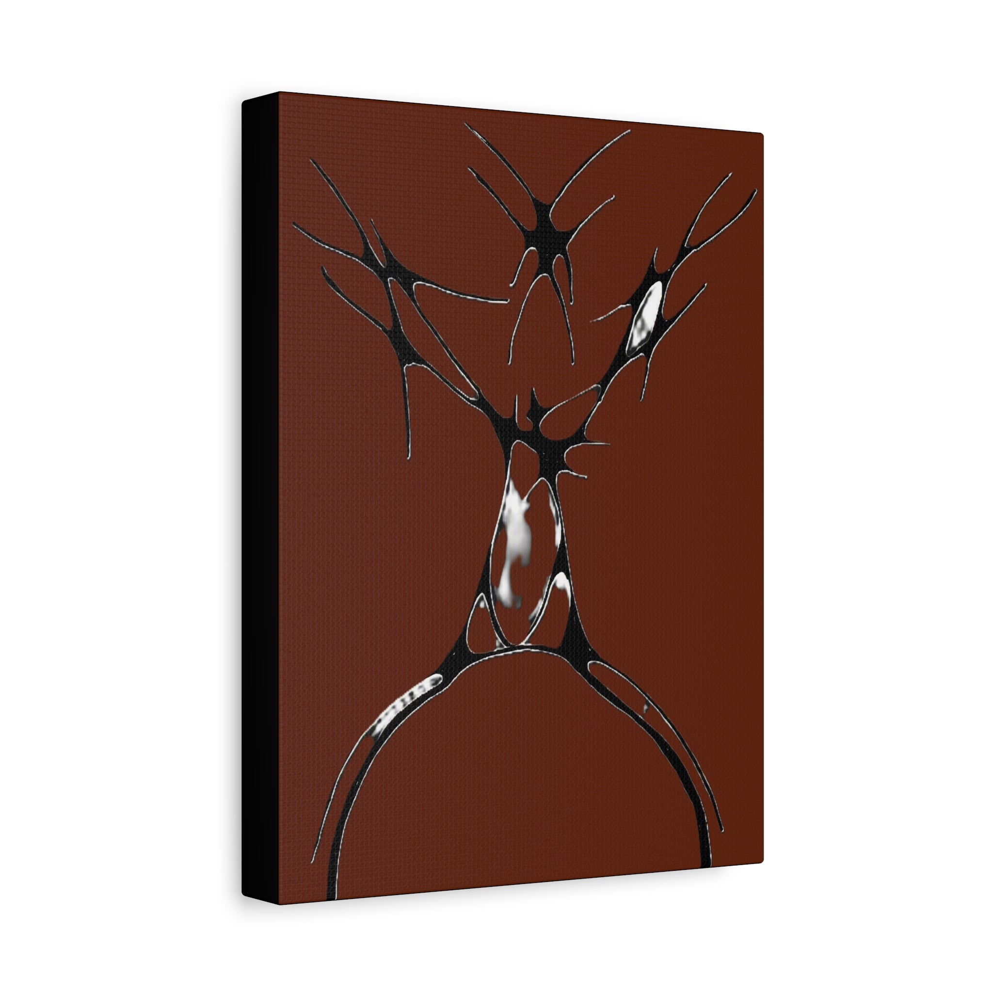 Sovereign — Matte Canvas Print — Abstract Stag Wall Art