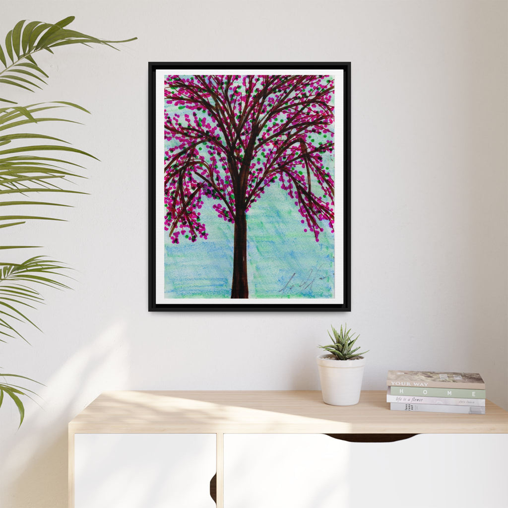 Blossom Tree Matte Canvas Print — Framed Wall Art (1.25" Depth)