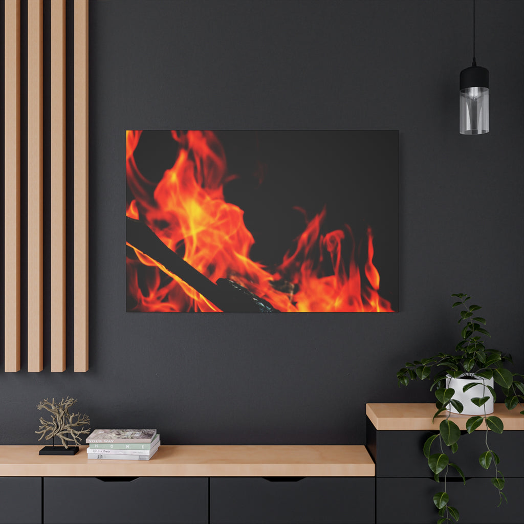 Pyre — Pure — Matte Canvas Print — Fire Photography Wall Art