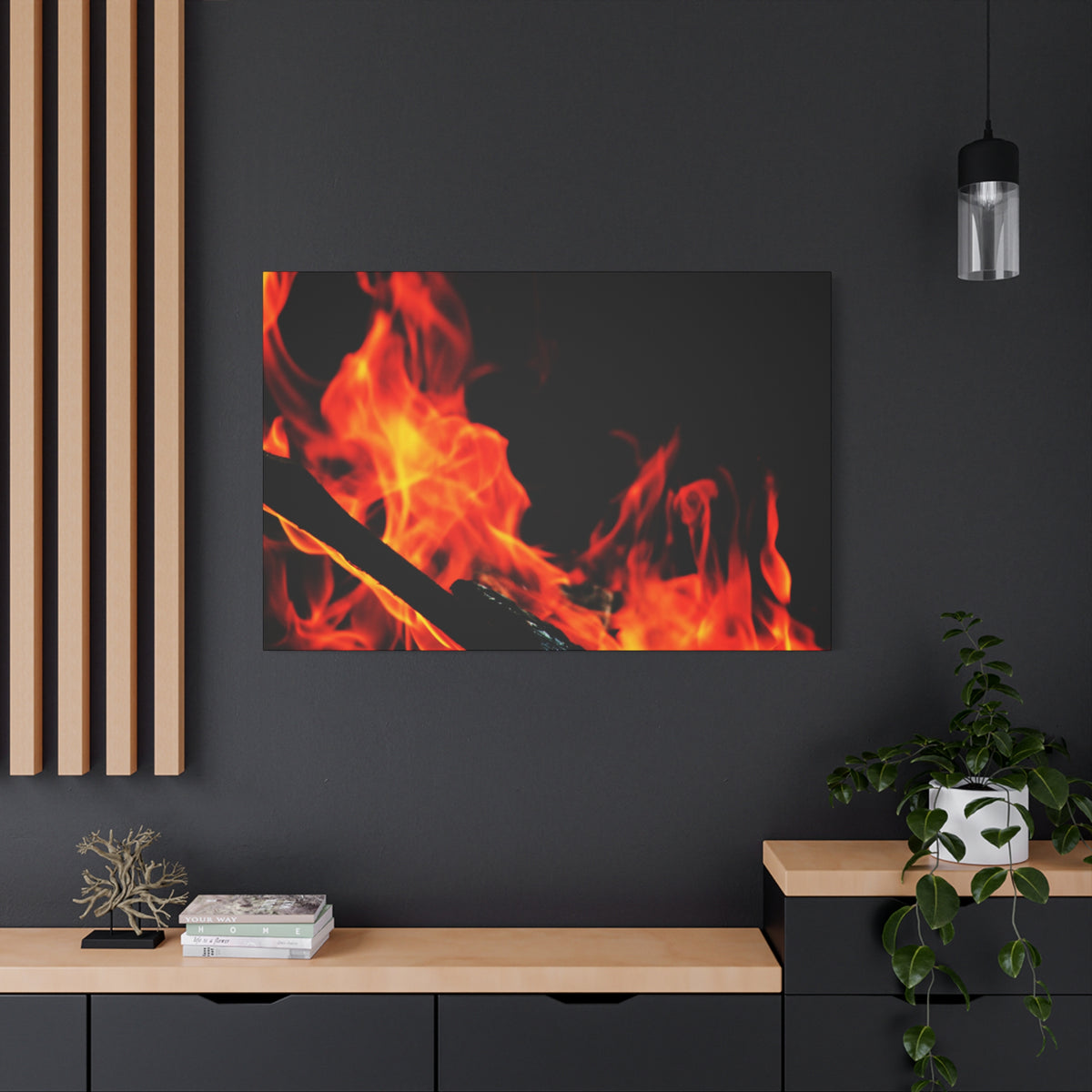 Pyre — Pure — Matte Canvas Print — Fire Photography Wall Art