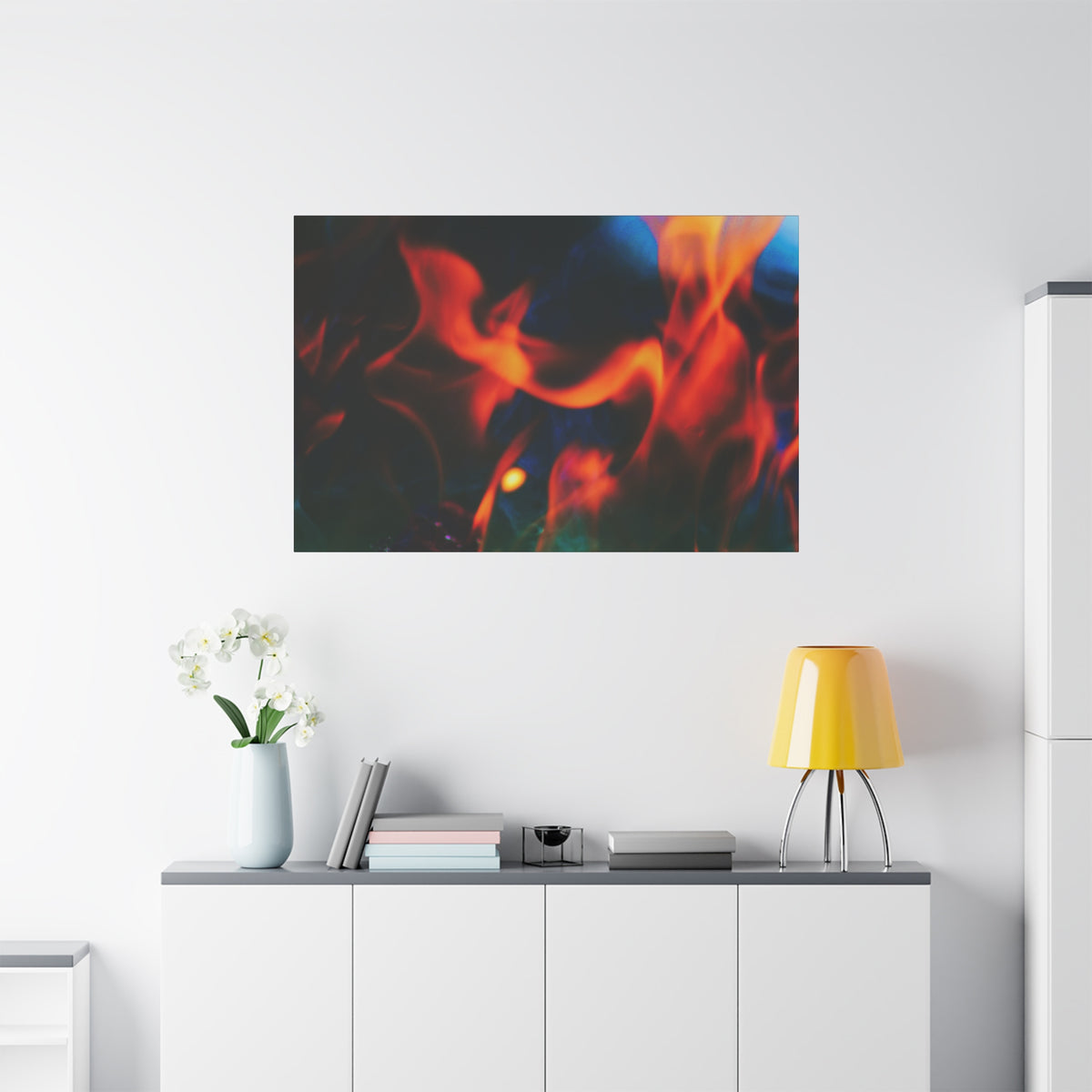 Pyre — Spirits — Matte Canvas Print — Fire Photography Wall Art