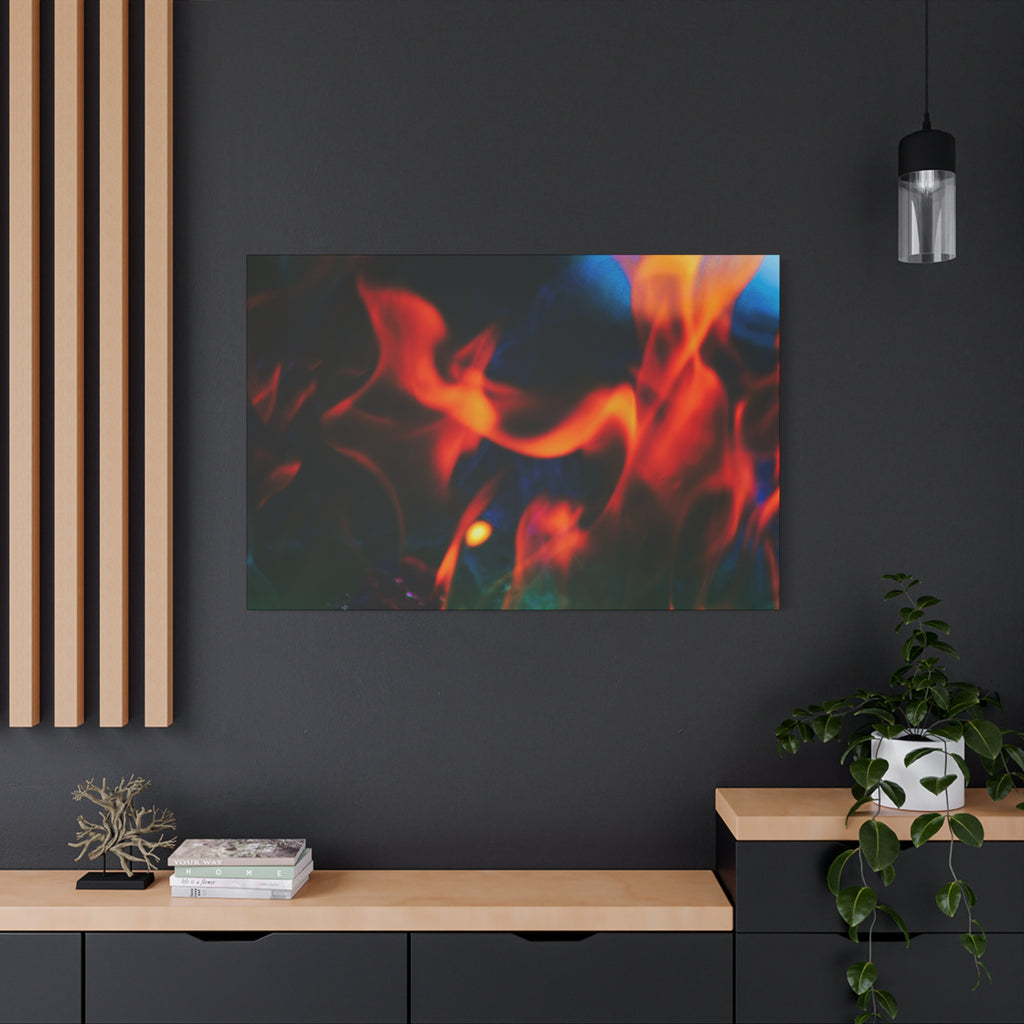 Pyre — Spirits — Matte Canvas Print — Fire Photography Wall Art