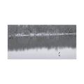 A Quiet Moment — Matte Canvas Print — Black & White Nature Photography Wall Art