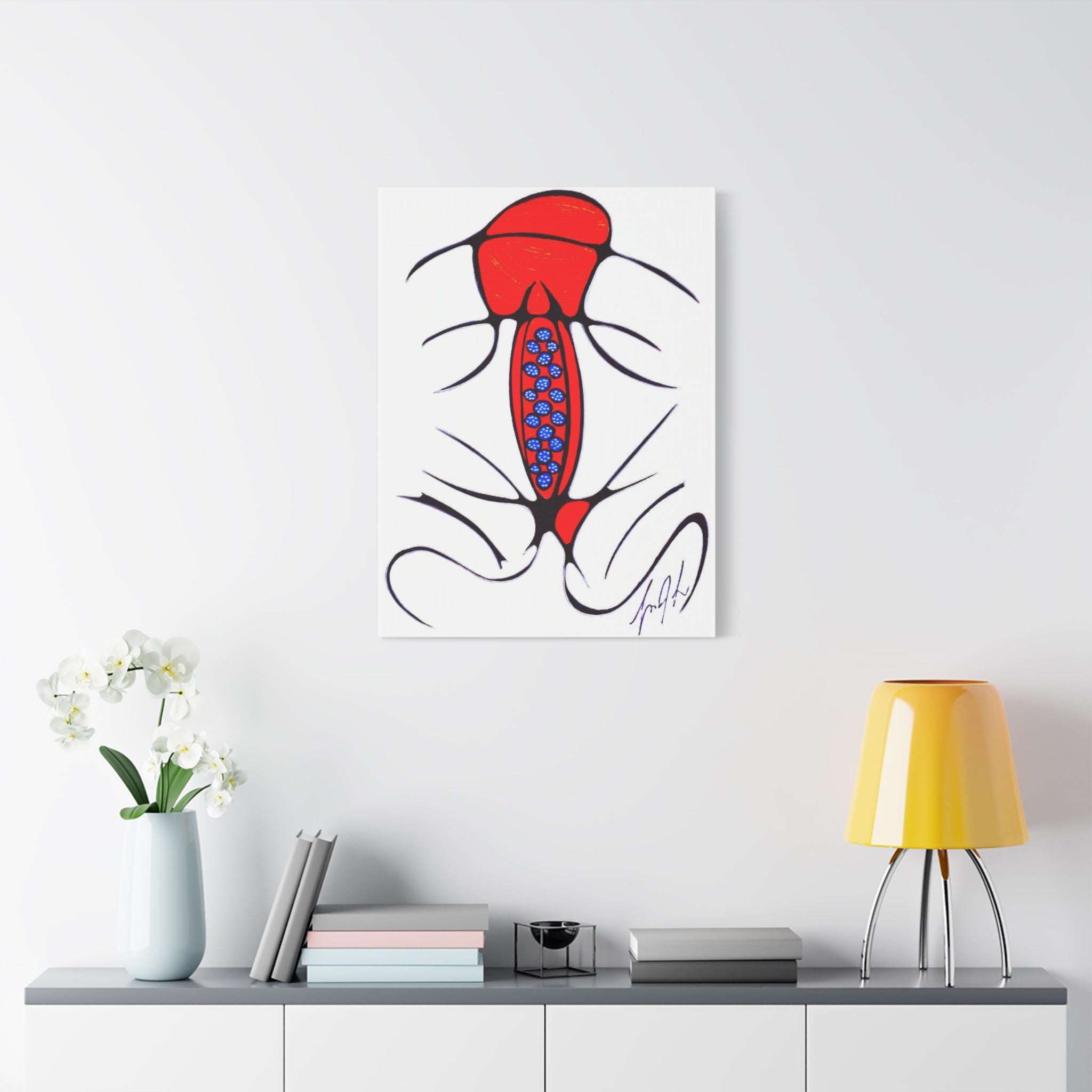 Sacred Symmetry — Matte Canvas Print — Abstract Wall Art