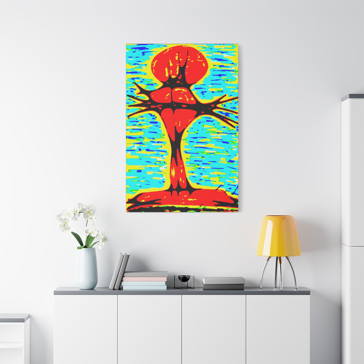 Still I Stand — Matte Canvas Print — Bold Abstract Wall Art