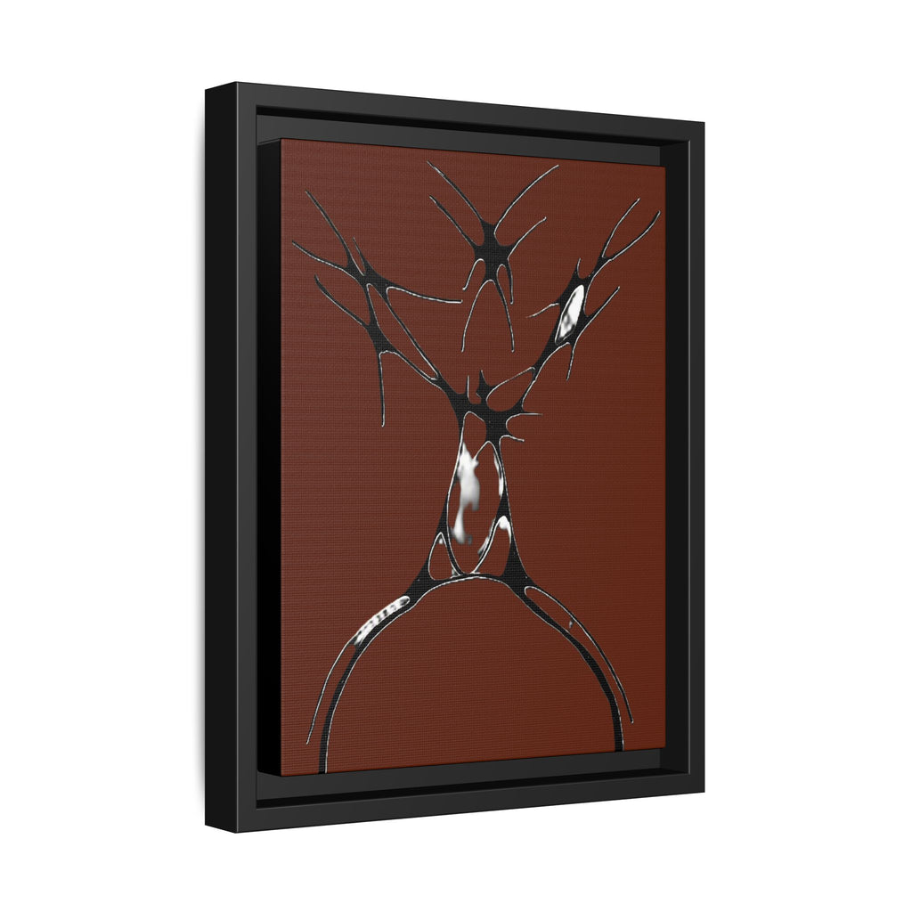 Sovereign — Framed Matte Canvas Print — Abstract Stag Wall Art