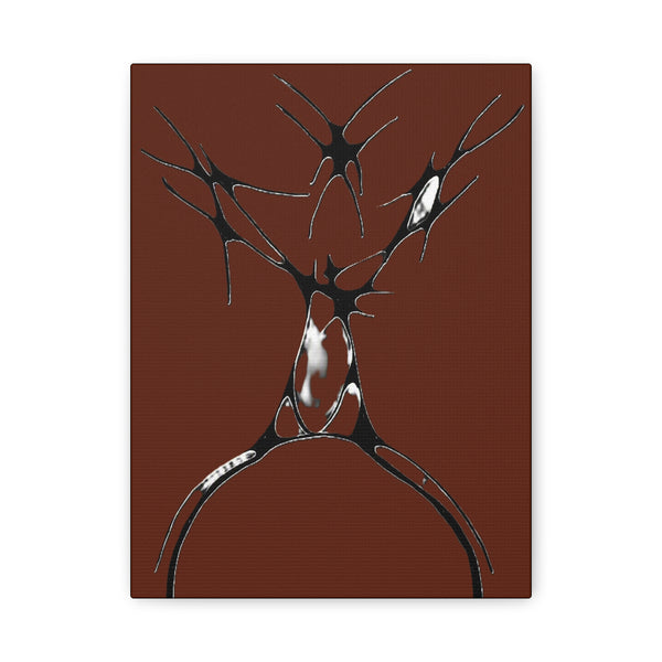 Sovereign — Matte Canvas Print — Abstract Stag Wall Art