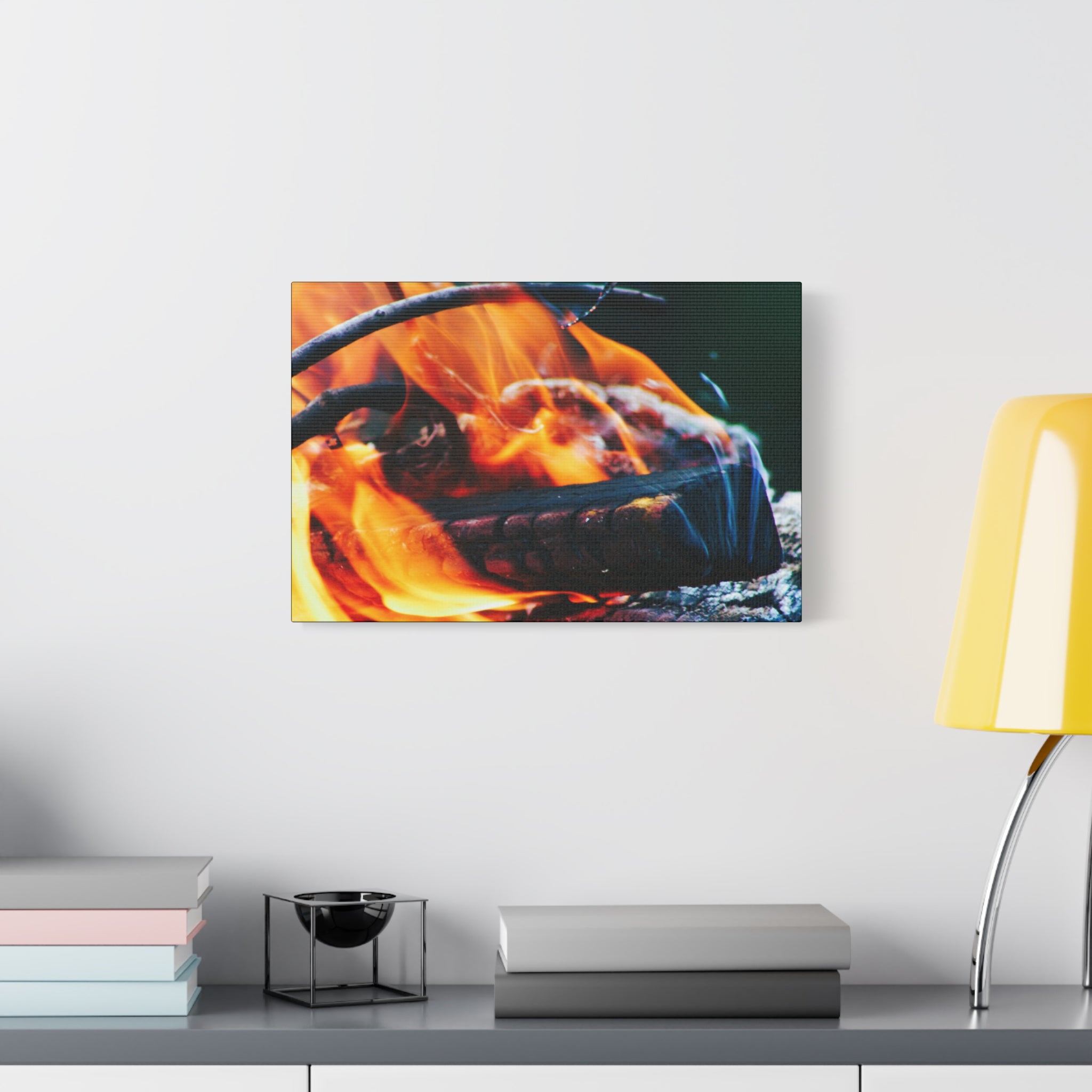 Pyre — The Crown — Matte Canvas Print — Fire Photography Wall Art