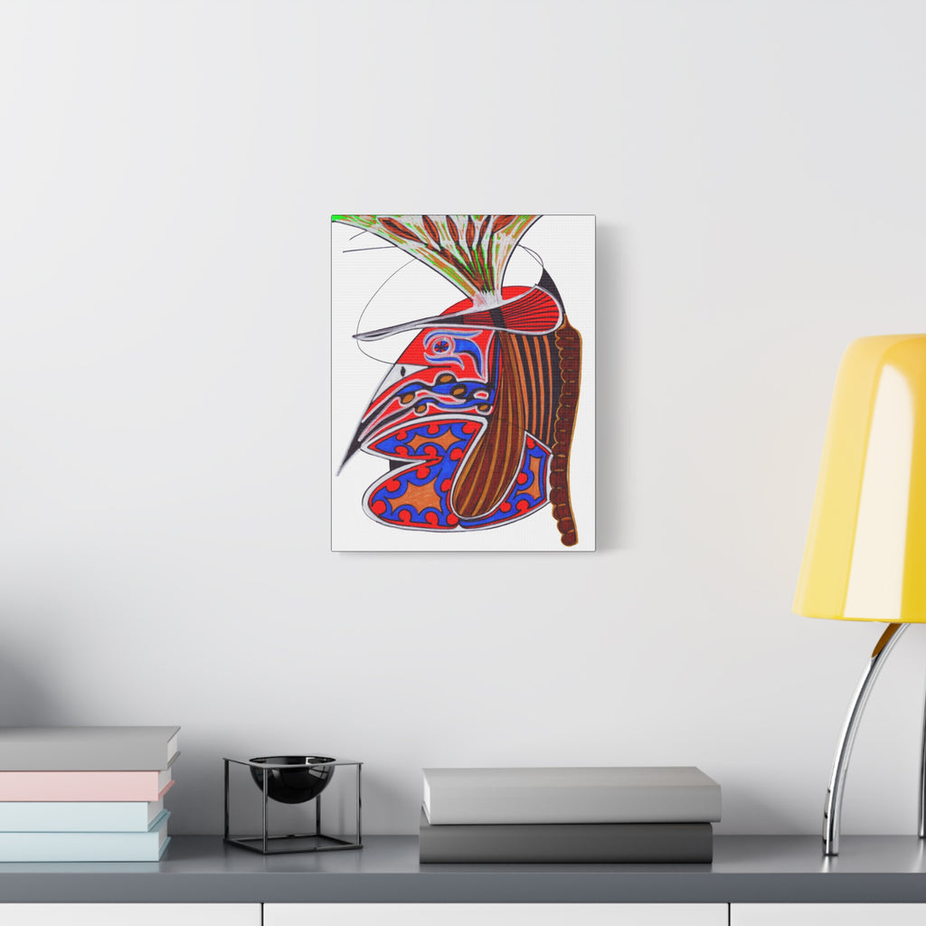 Abstract Tribal Bird Art Canvas