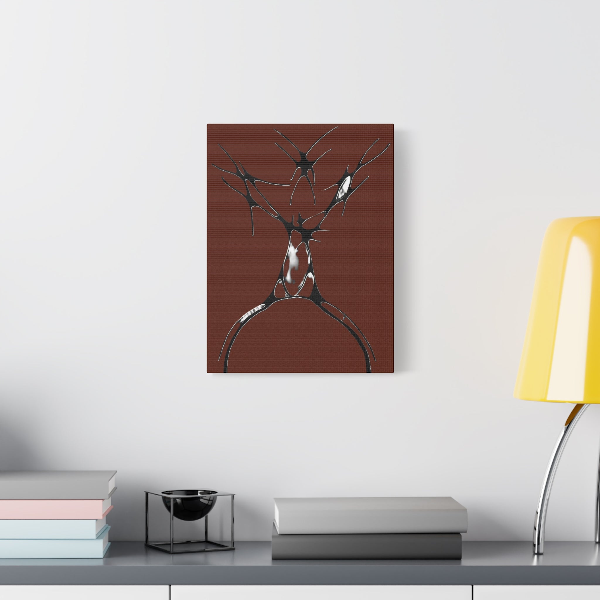 Sovereign — Matte Canvas Print — Abstract Stag Wall Art
