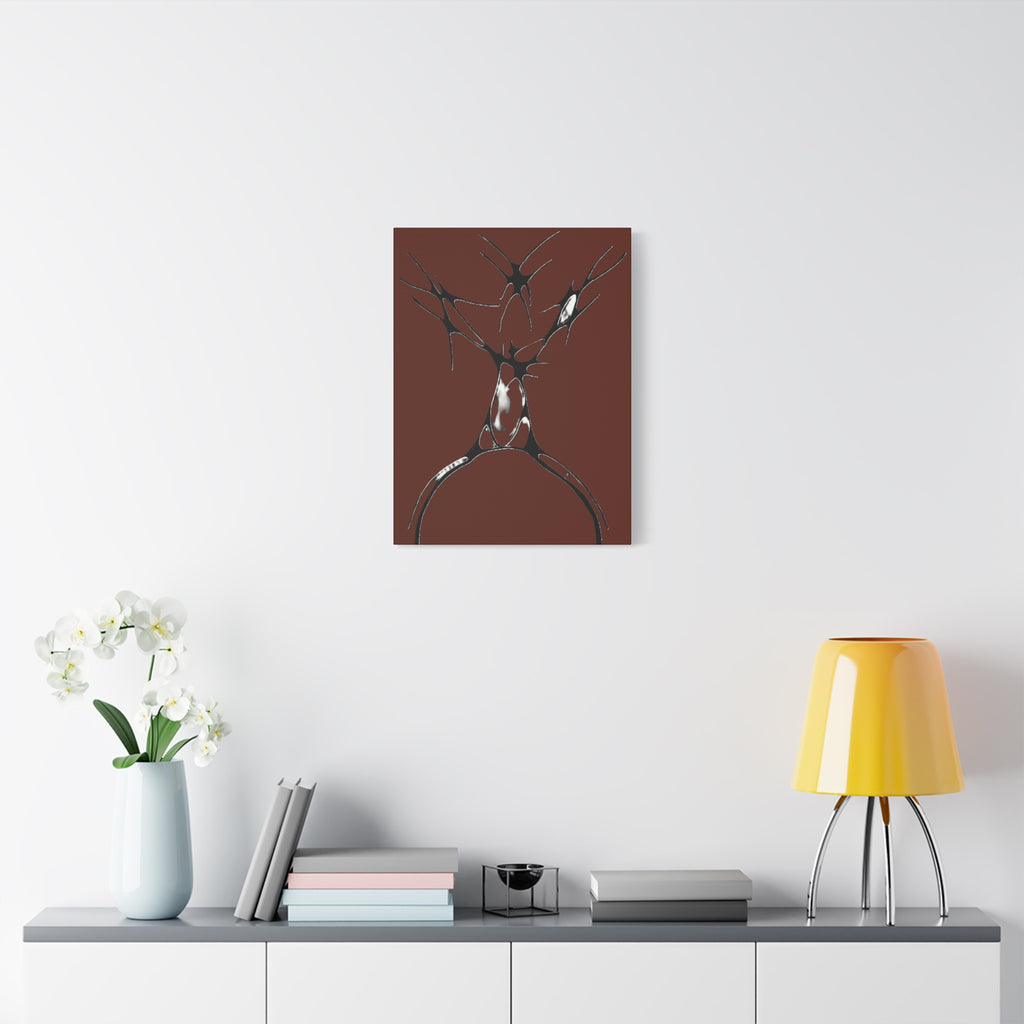 Sovereign — Matte Canvas Print — Abstract Stag Wall Art