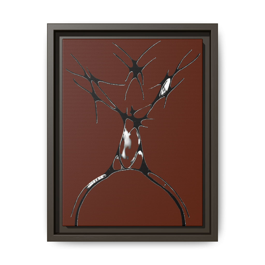 Sovereign — Framed Matte Canvas Print — Abstract Stag Wall Art