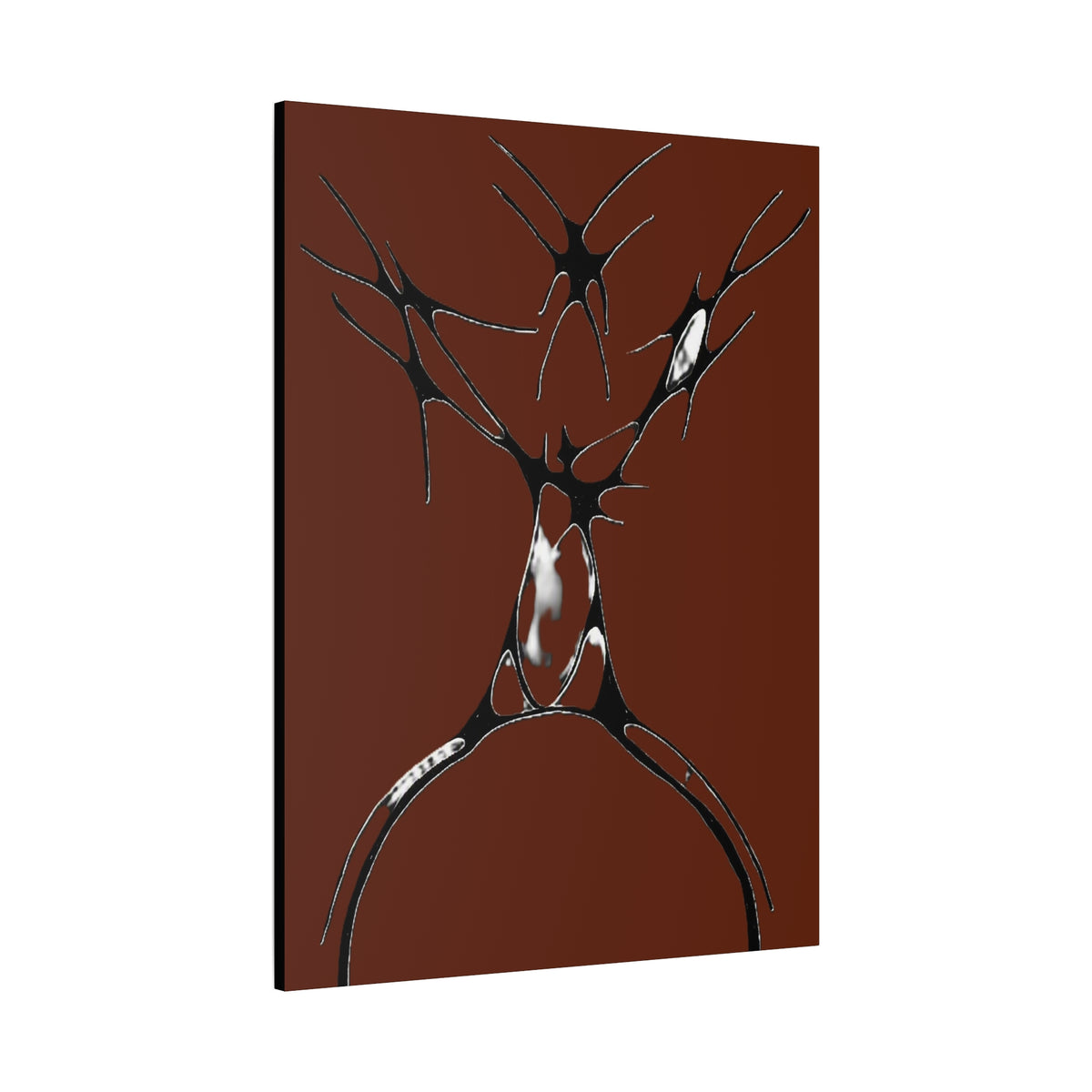 Sovereign — Matte Canvas Print — Abstract Stag Wall Art