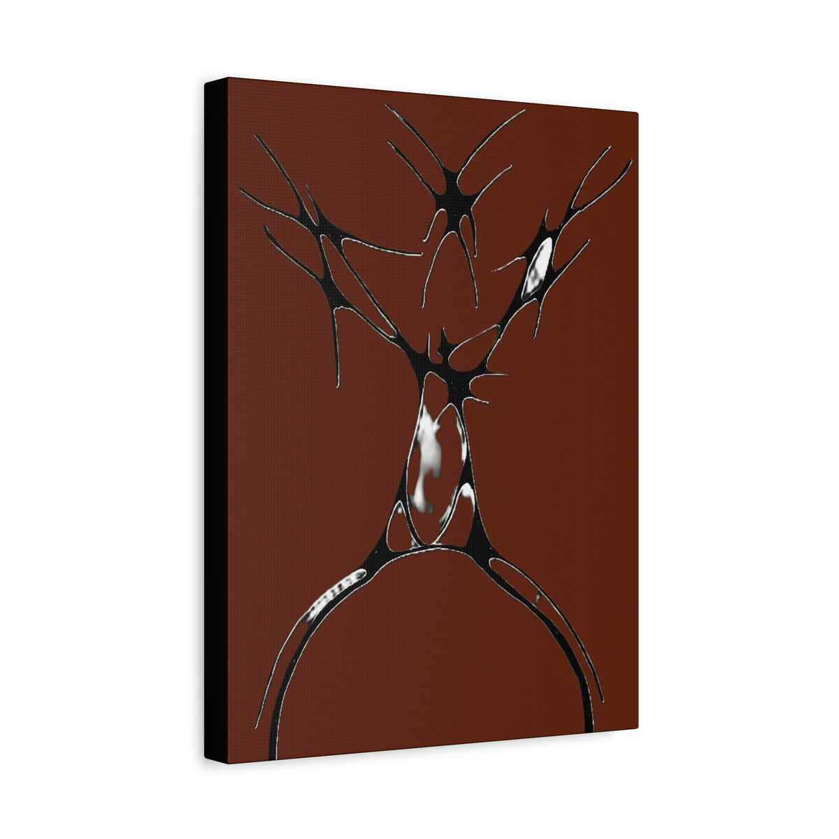 Sovereign — Matte Canvas Print — Abstract Stag Wall Art