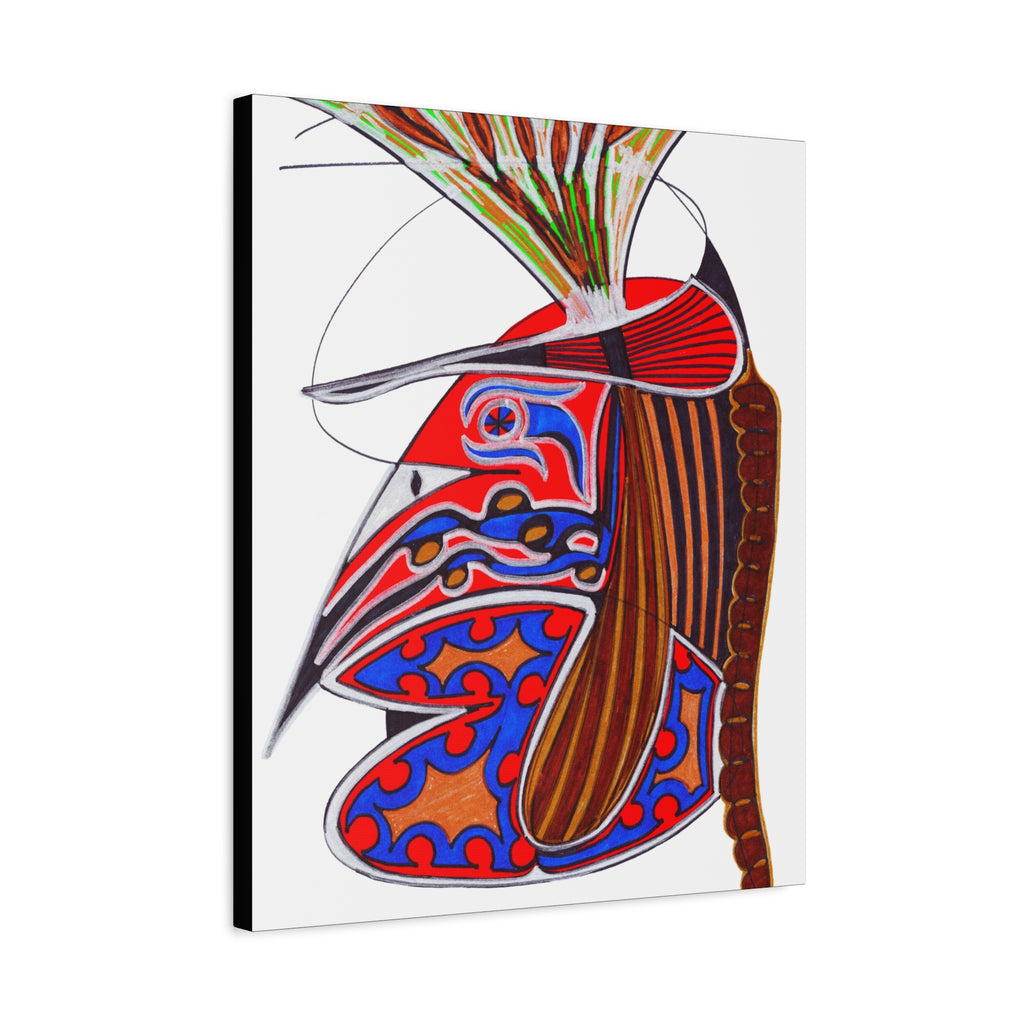 Abstract Tribal Bird Art Canvas