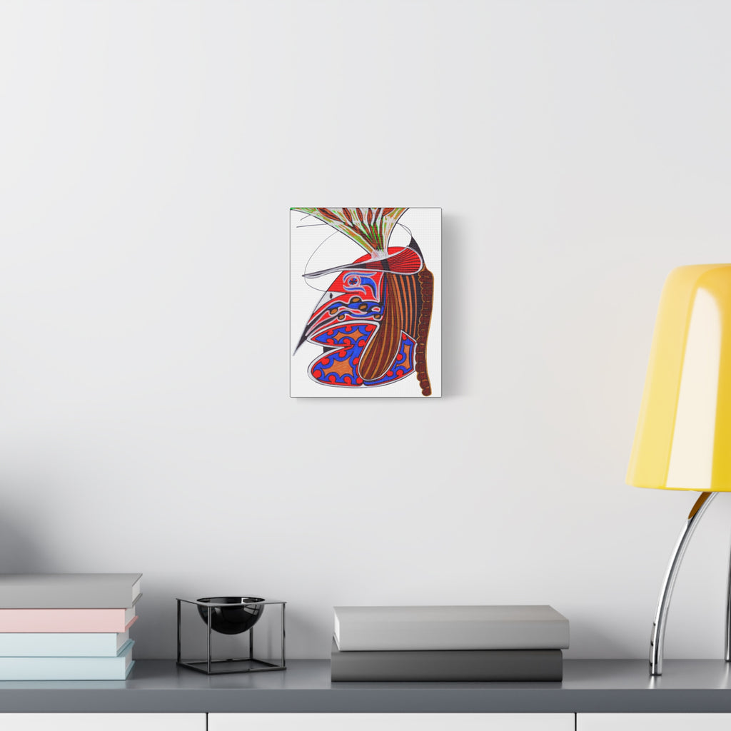 Abstract Tribal Bird Art Canvas