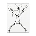 The Stag — Matte Canvas Print — Abstract Line Art Wall Art