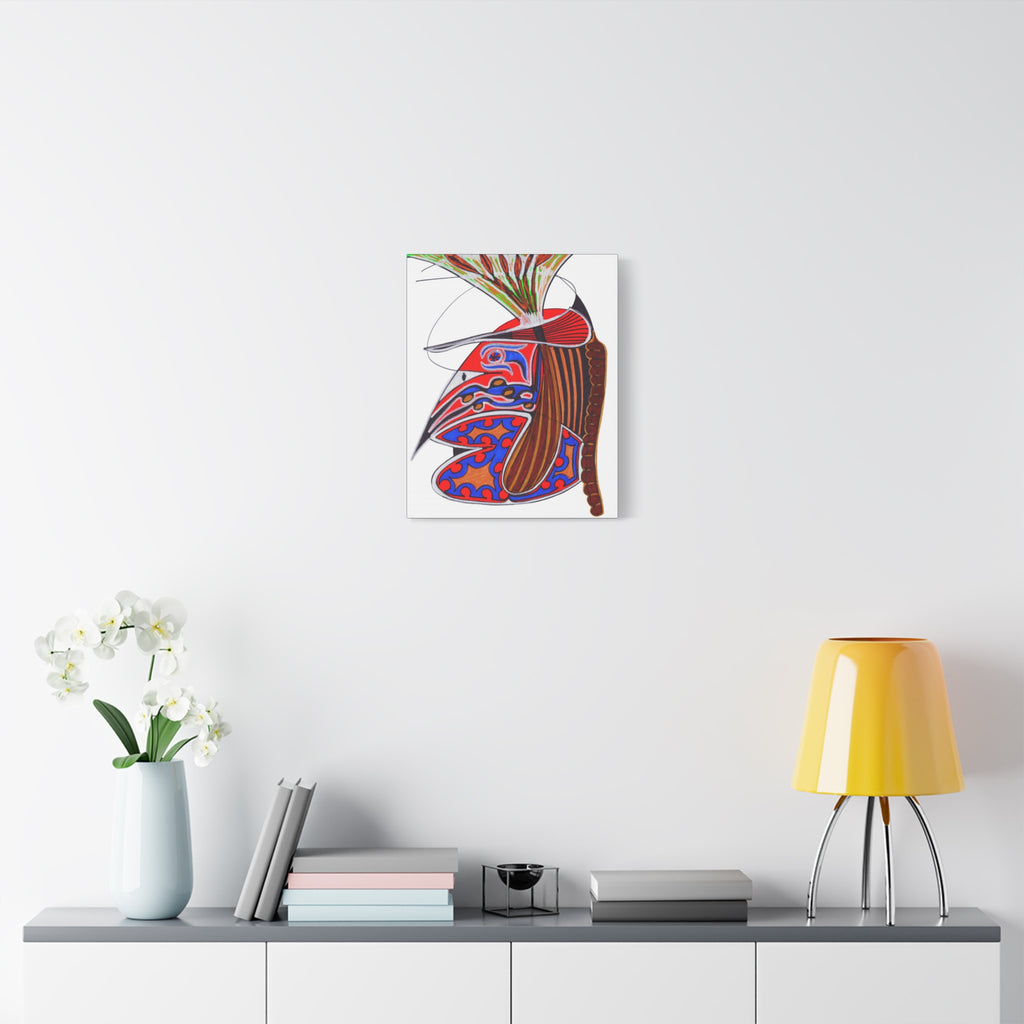 Abstract Tribal Bird Art Canvas