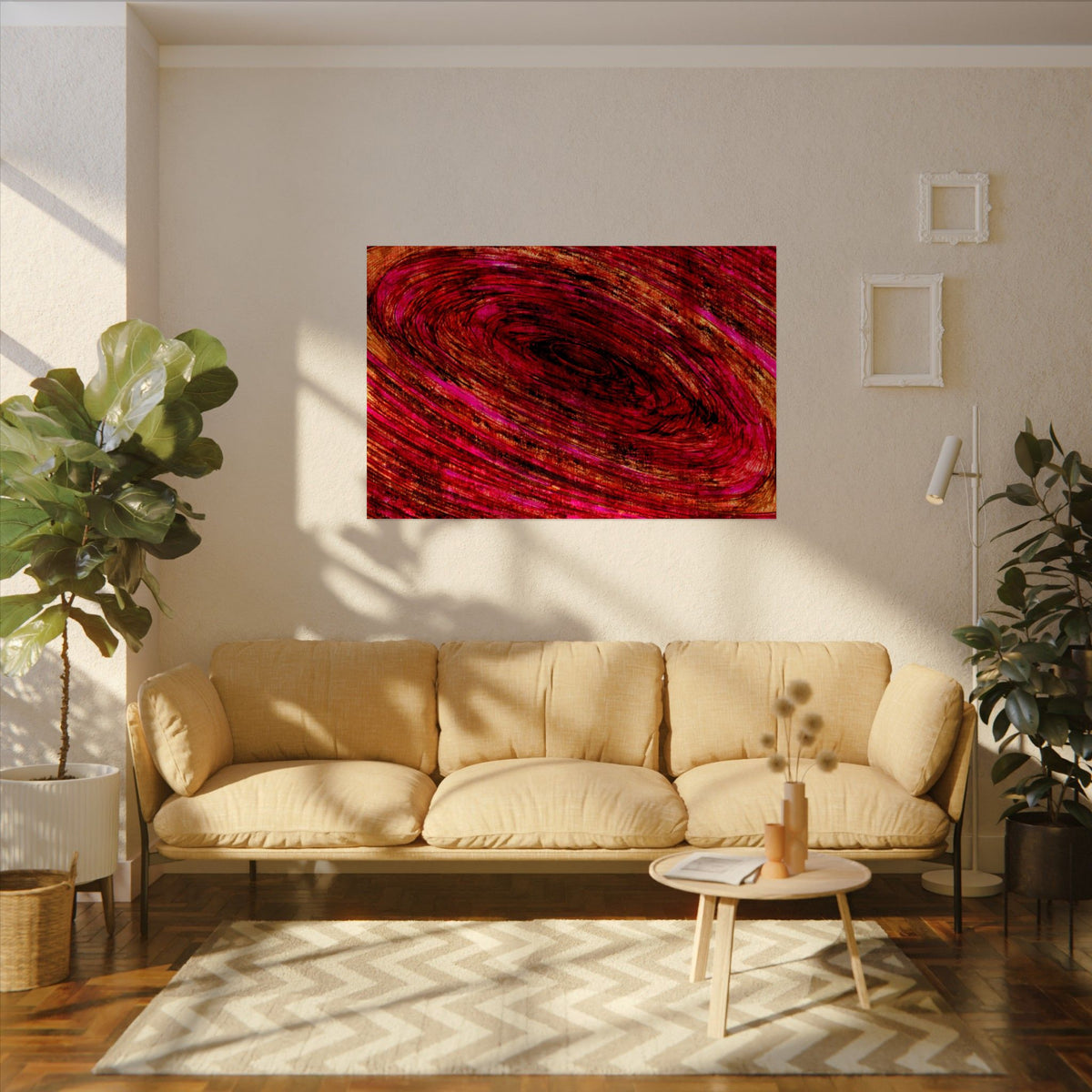 The Pull — Into the Still — Signature Framed Matte Canvas Print