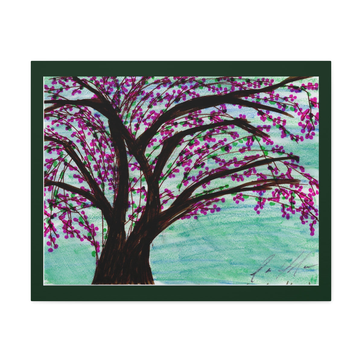 Blossom Tree Matte Canvas Print — Stretched Wall Art (1.25" Depth)