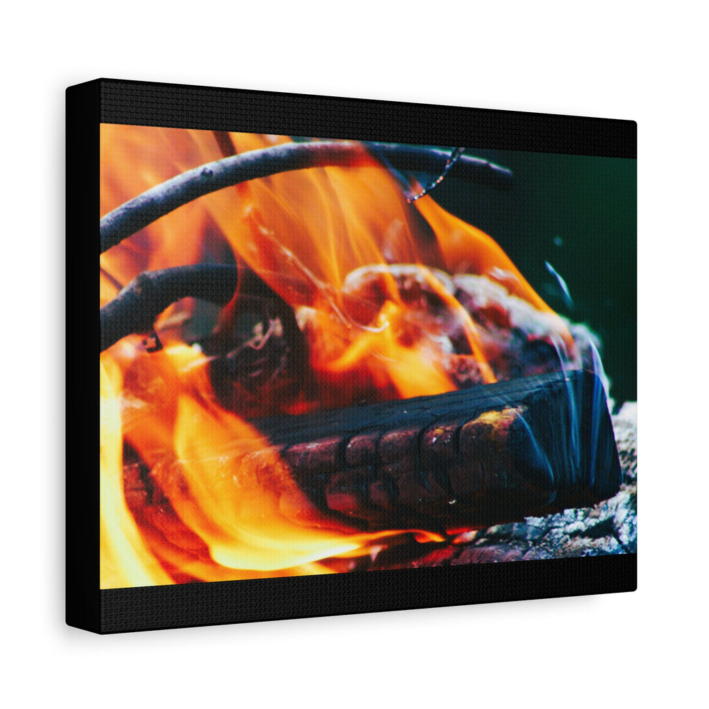 Pyre — The Crown — Matte Canvas Print — Fire Photography Wall Art