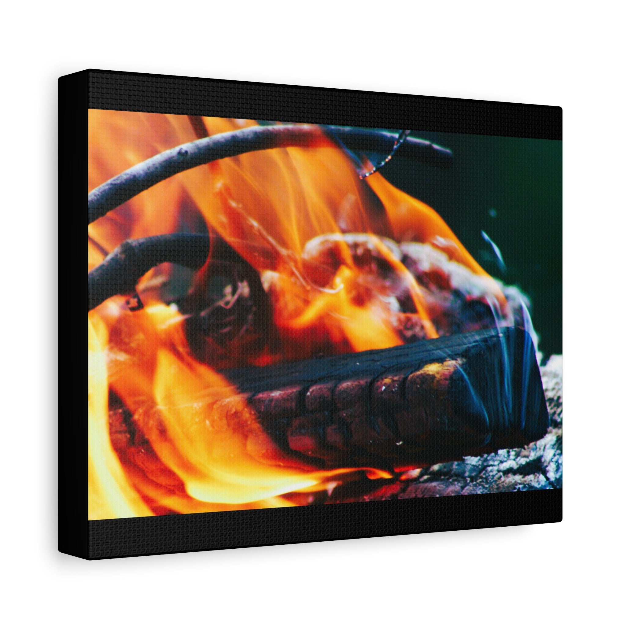 Pyre — The Crown — Matte Canvas Print — Fire Photography Wall Art