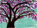 Pink Blossom Matte Canvas Print — Stretched Wall Art
