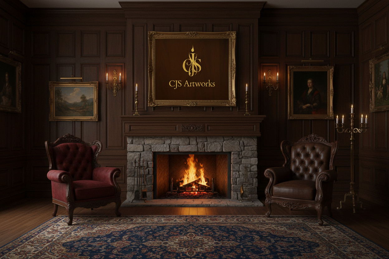 CJS Artworks Front View Fireplace