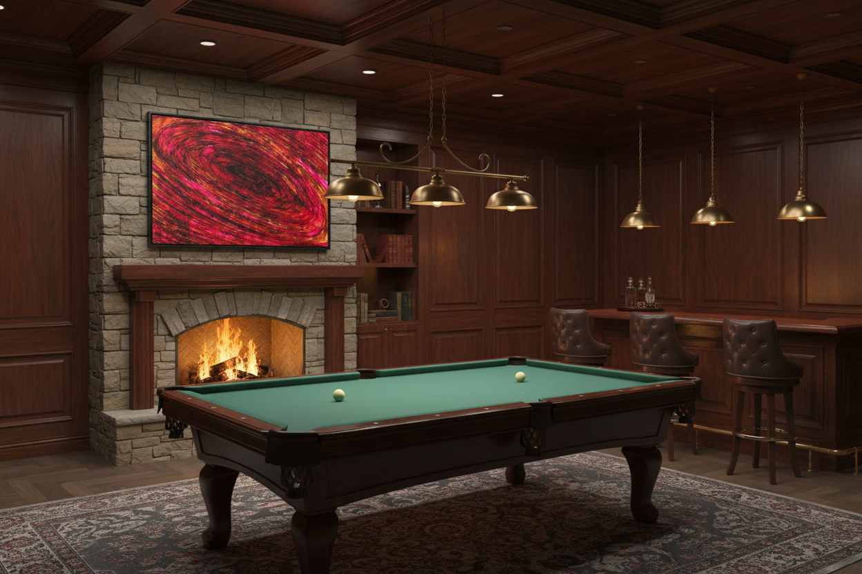 The Pull — Into the Still - Man Cave Mockup