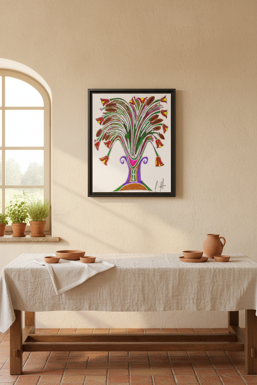 Wild Blooms – Tuscan Dining Room